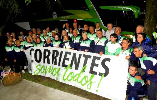 Corrientes se presenta en los Juegos Nacionales para Adultos en Santiago del Estero