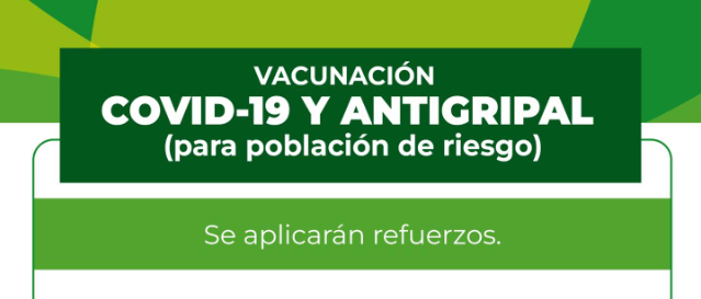 Salud Pública recuerda quiénes deben recibir la vacuna antigripal y refuerzos por Covid-19