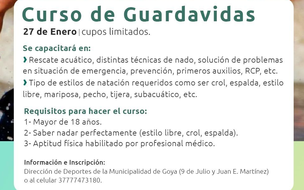 curso guardavida