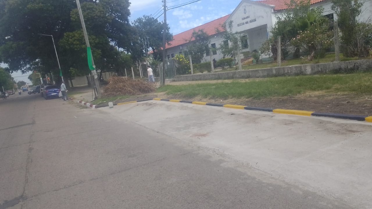 AVANZAN LAS OBRAS DE DÁRSENAS Y SEÑALIZACIÓN EN ESCUELAS DE GOYA