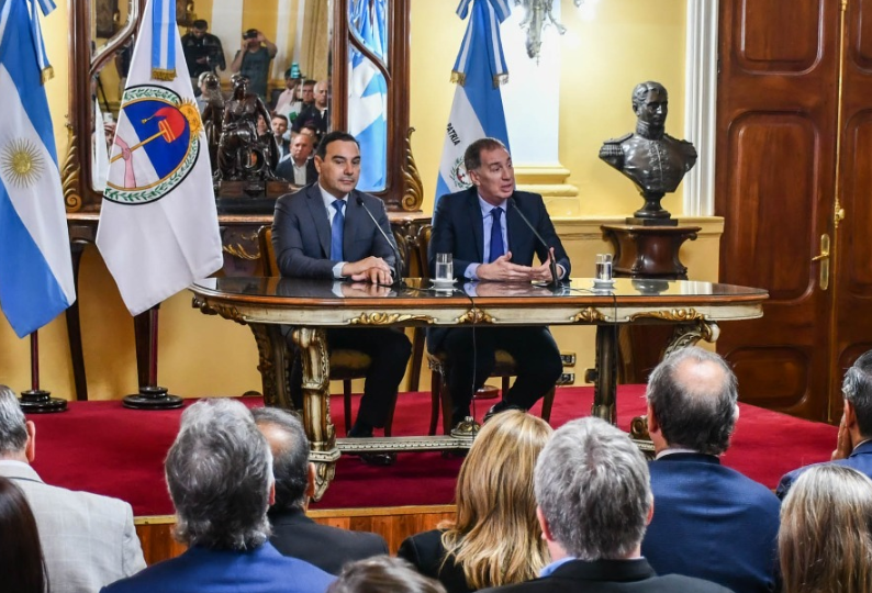 VALDÉS JUNTO A SANTILLI: "EL EQUILIBRIO FISCAL ES SANO PARA TODOS"