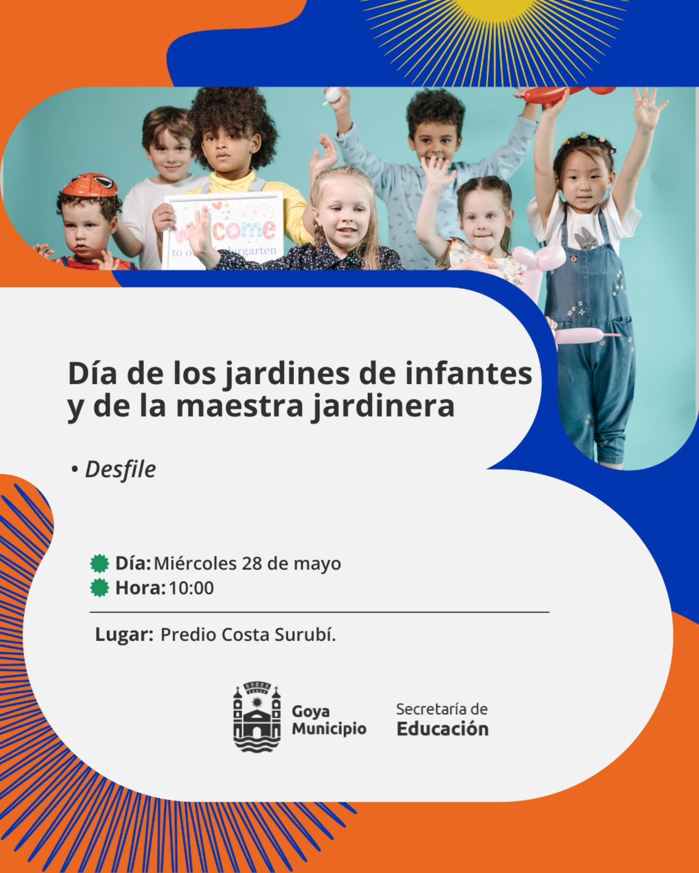 Jardines de Infantes celebran su día con un colorido desfile en Costa Surubí