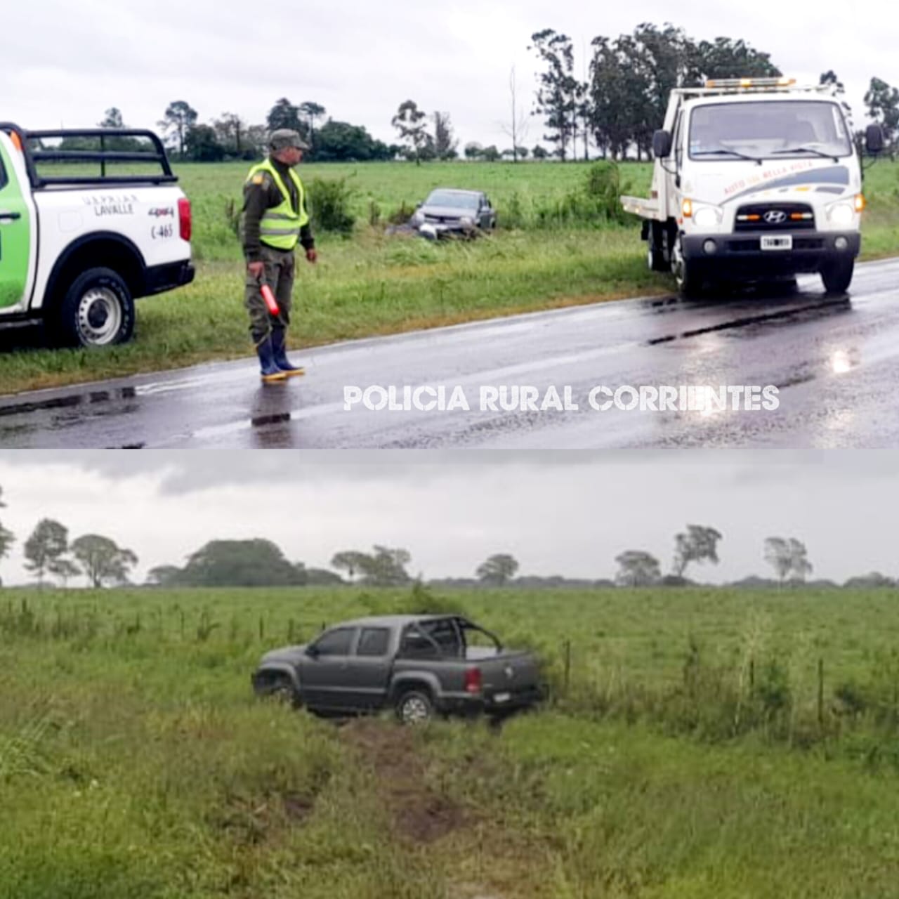 LA POLICÍA ASISTE A CONDUCTOR TRAS DESPISTE EN RUTA 27