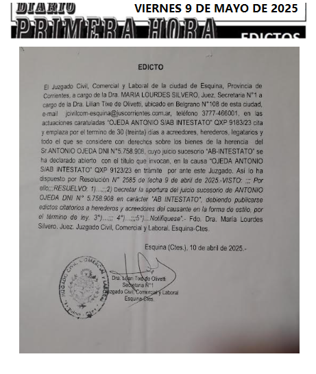 dia 1 estela juani