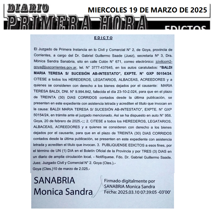 edicto dia 1 gelabert