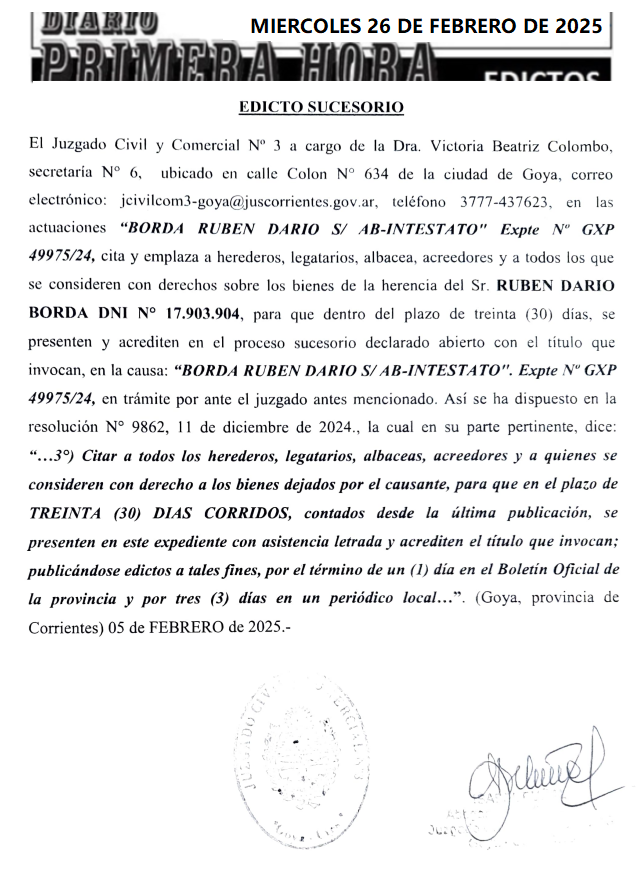 edicto dia 1 lorena sanche