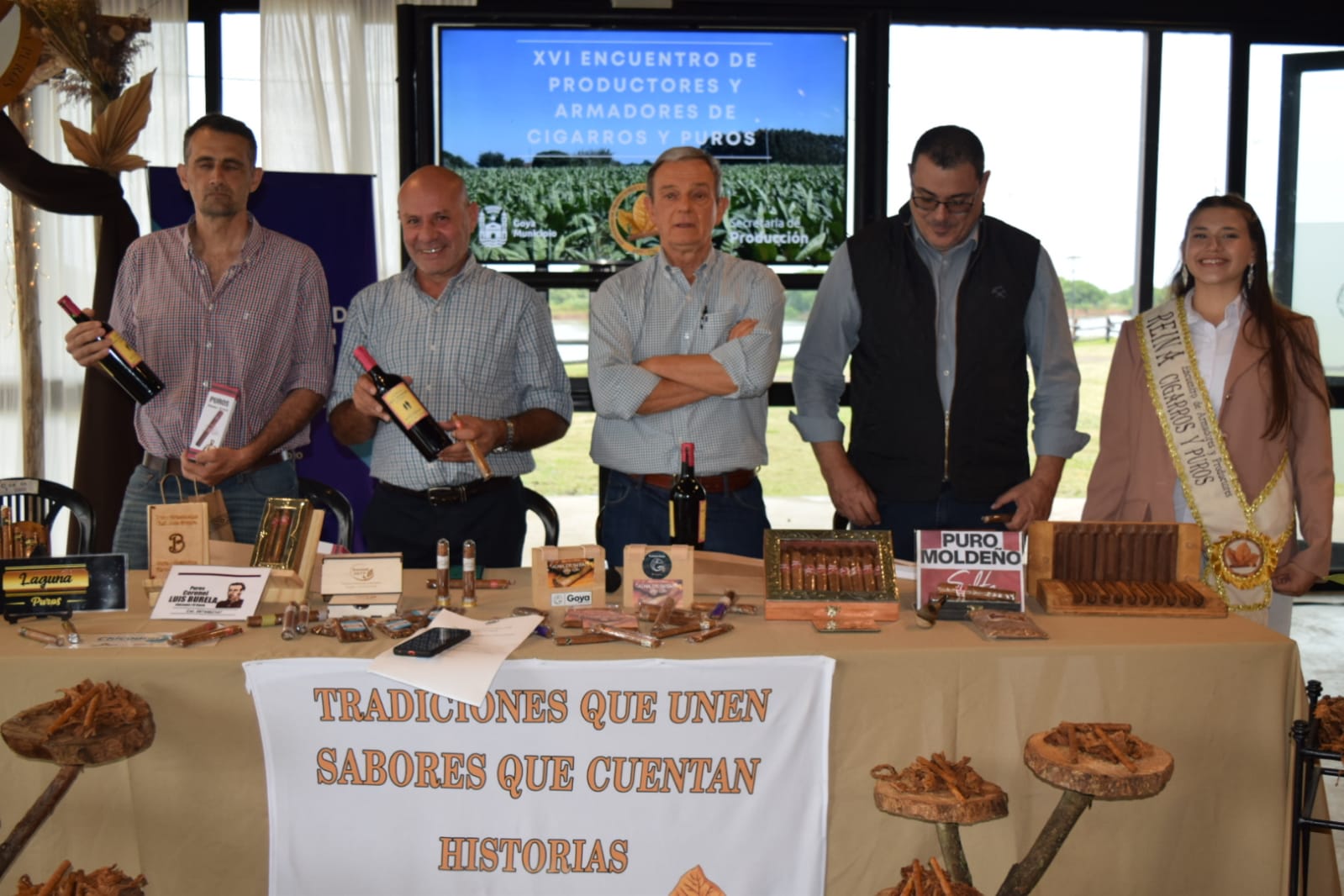 CIGARROS Y PUROS: EL SECRETARIO DE PRODUCCIÓN ACOMPAÑO LA JORNADA TÉCNICA PRODUCTIVA 