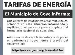 SUBSIDIO ENERGÉTICO