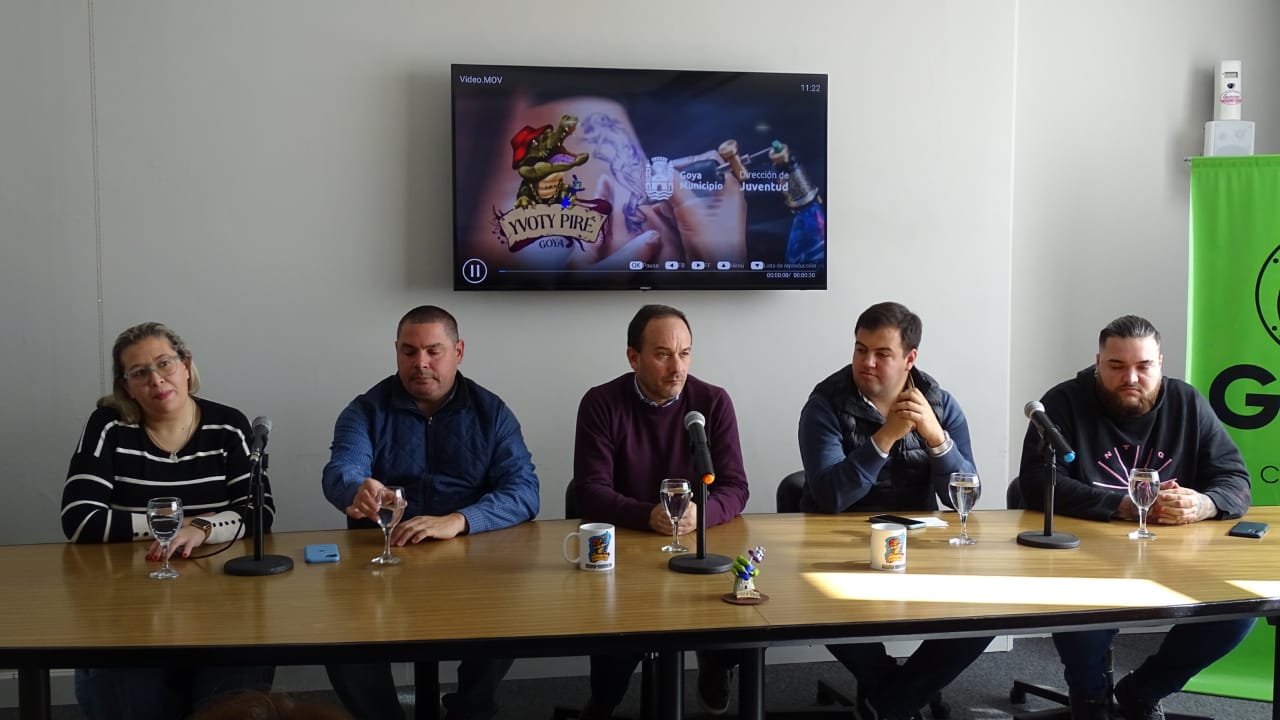  En conferencia de prensa: MUNICIPALIDAD DE GOYA ANUNCIÓ LA EXPO TATTOO YVOTY PIRE