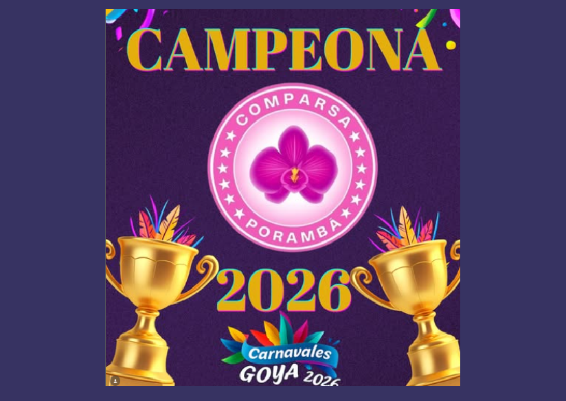 PORAMBÁ CAMPEONA: UNO POR UNO LOS RESULTADOS DE CADA RUBRO DEL CARNAVAL 2026
