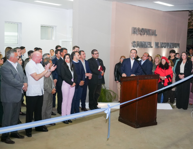 EL GOBERNADOR INAUGURÓ EL NUEVO EDIFICIO DEL HOSPITAL DE MONTE CASEROS Y DESTACÓ LA "FORTALEZA" DEL SISTEMA DE SALUD PÚBLICA CORRENTINO