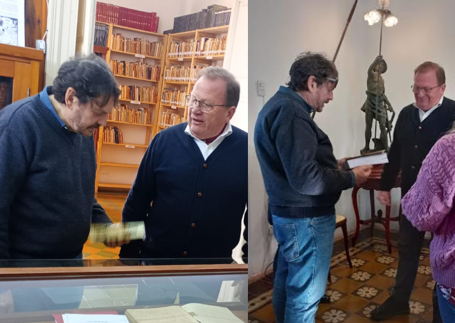 FELIPE PIGNA VISITO LA CASA DE LA CULTURA