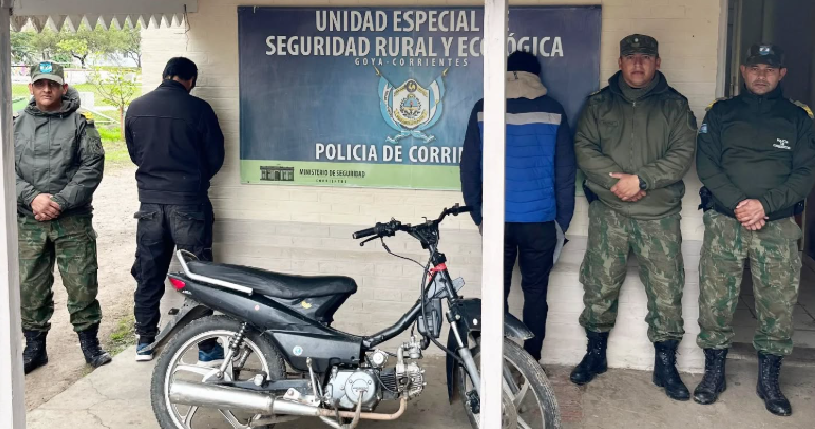 GOYA: CON ALLANAMIENTOS DETIENEN A DOS CUATREROS QUE VENÍAN OPERANDO EN LA ZONA