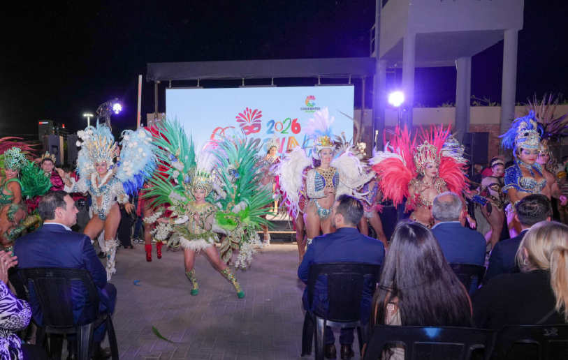 VALDÉS ENCABEZÓ EL LANZAMIENTO OFICIAL DEL CARNAVAL DE CORRIENTES 2026