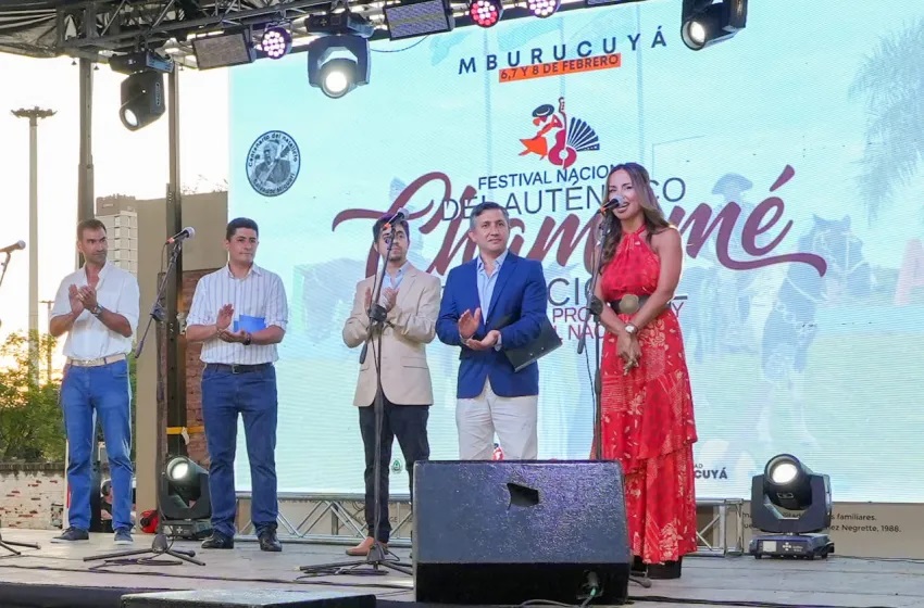 Se presentó el Festival Nacional del Auténtico Chamamé Tradicional de Mburucuyá