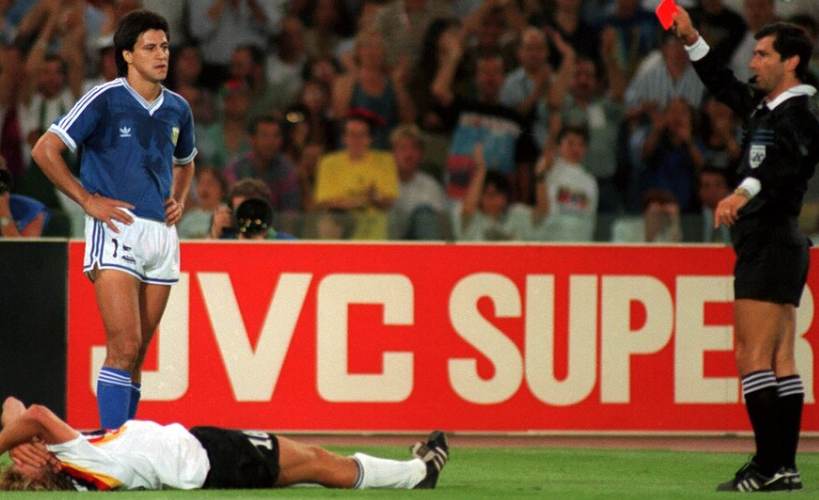 FINAL MUNDIAL 1990: POR QUÉ FUE HISTÓRICA LA EXPULSIÓN DEL GOYANO PEDRO DAMIÁN MONZÓN ANTE ALEMANIA 