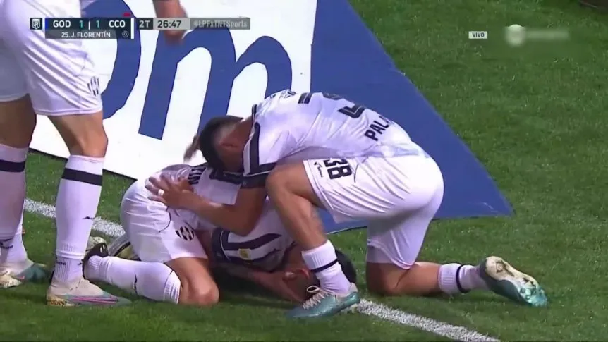 Con un gol de Florentín, Central Córdoba se lo empató con 10 a Godoy Cruz por la Liga Profesional