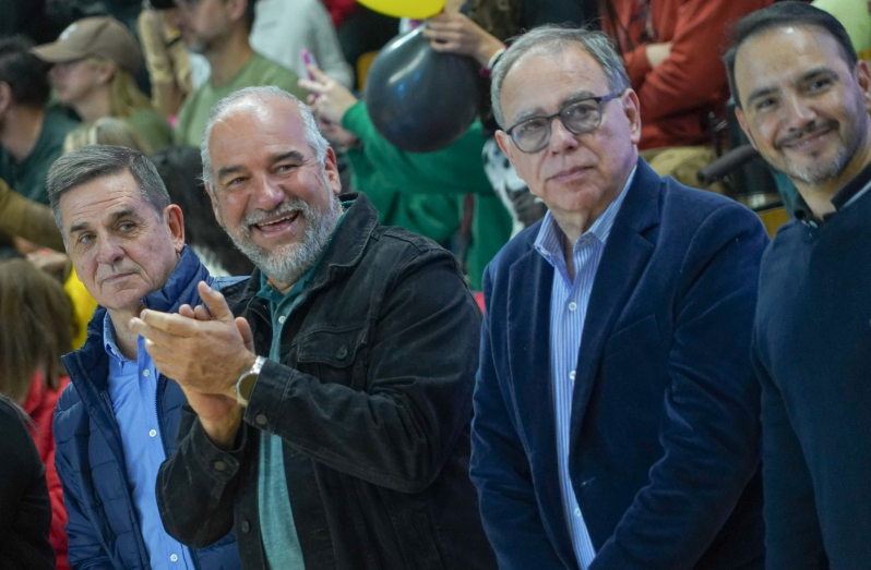 VALDÉS, POLICH Y TASSANO COMPARTIERON UNA TARDE DE DEPORTE Y COMPROMISO CON LA JUVENTUD