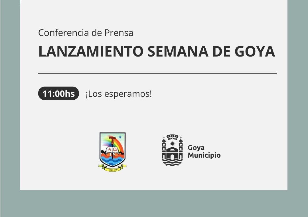 SEMANA DE GOYA: CONFERENCIA DE PRENSA