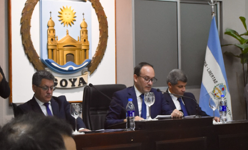 EL INTENDENTE HORMAECHEA DEJÓ INAUGURADO EL PERÍODO DE SESIONES ORDINARIAS DEL CONCEJO DELIBERANTE DE GOYA