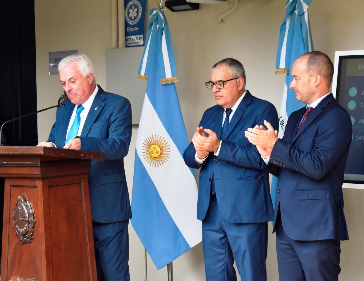 INTENDENTE HORMAECHEA ASISTIÓ A LA INAUGURACIÓN DE OBRAS EN EDIFICIO JUDICIAL