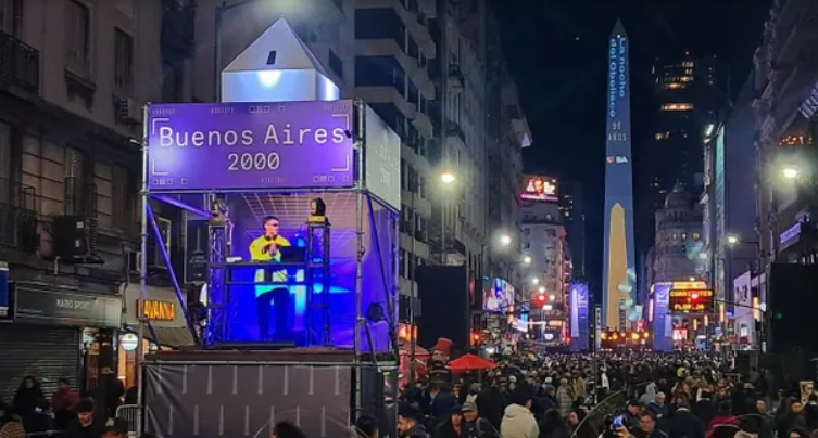 Fiesta por el Obelisco: más de 200 mil personas celebraron sus 90 años