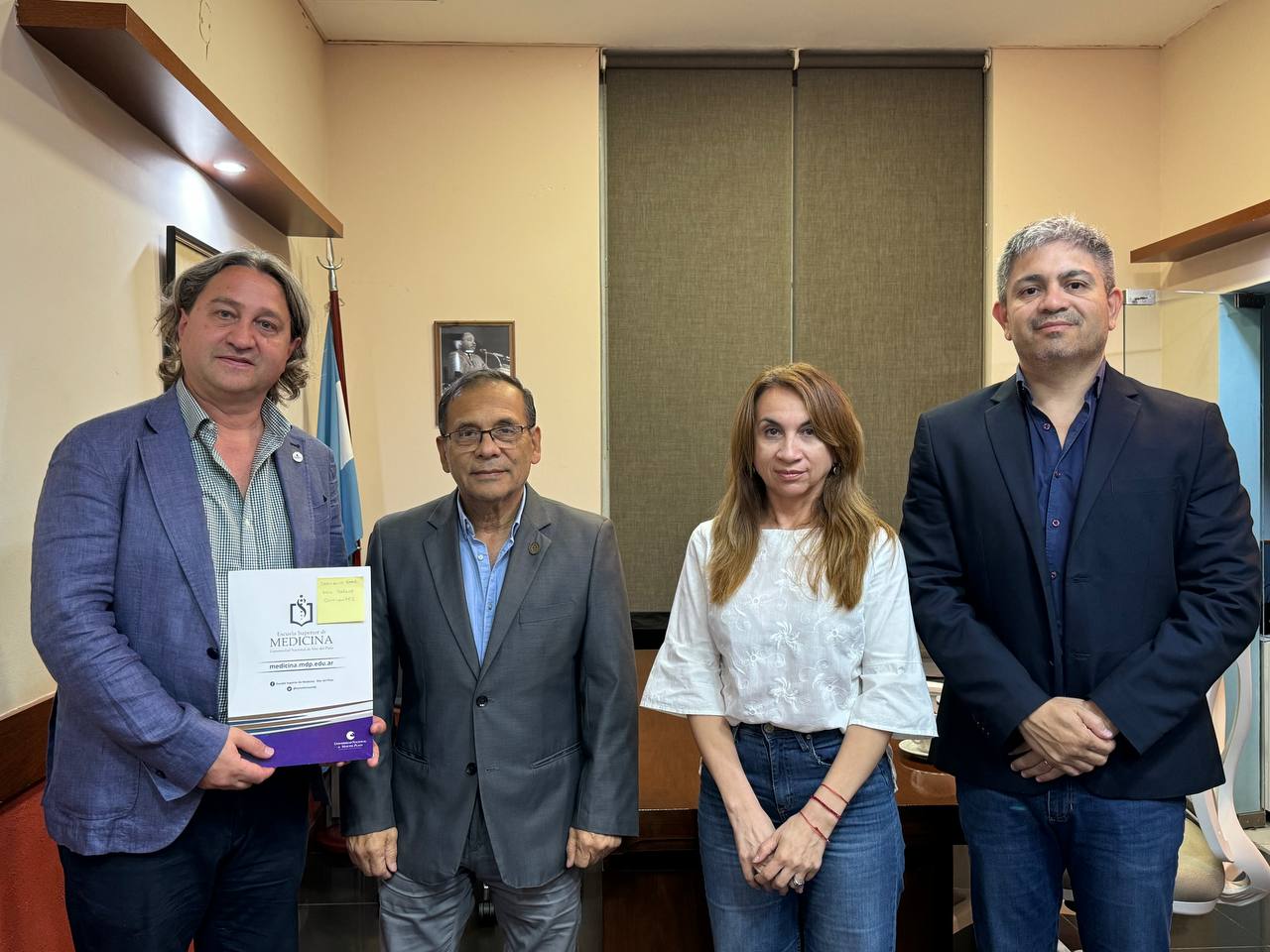 TRABAJO ARTICULADO: Cardozo firmó convenio con la Universidad Nacional de Mar del Plata