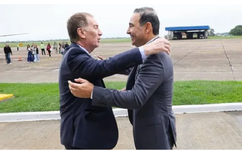 Diego Santilli visitó a Gustavo Valdés en Corrientes: "Estamos de acuerdo con que debe haber Presupuesto"