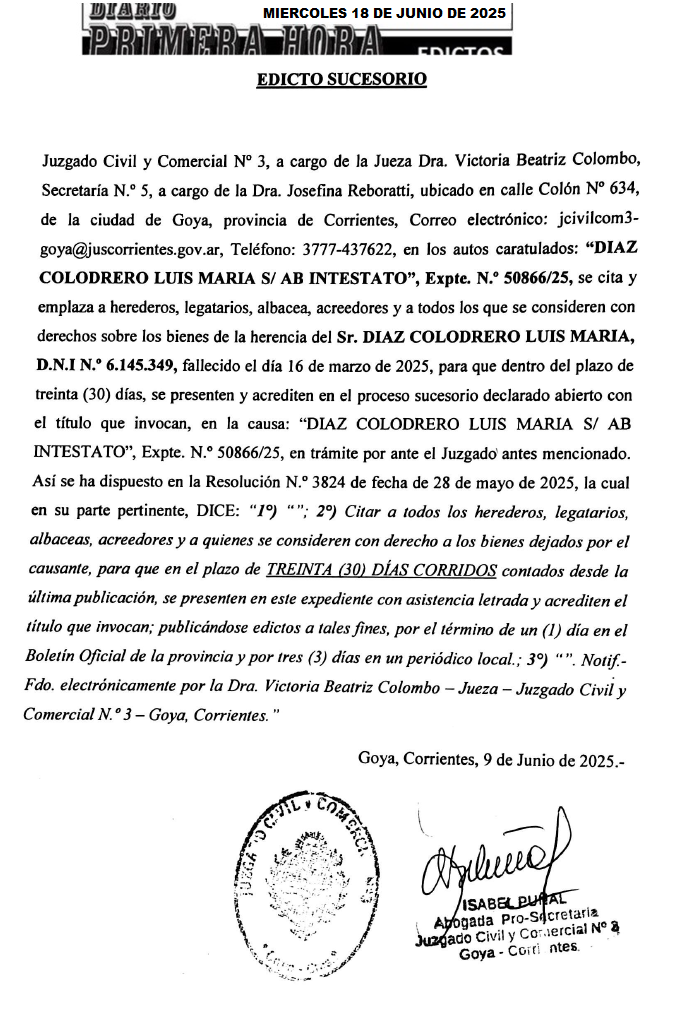 juan ramirez dia 1
