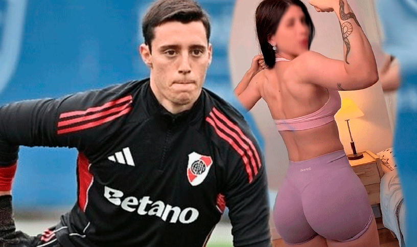 Santiago Beltrán, el arquero revelación de River, envuelto en rumores de romance con influencer