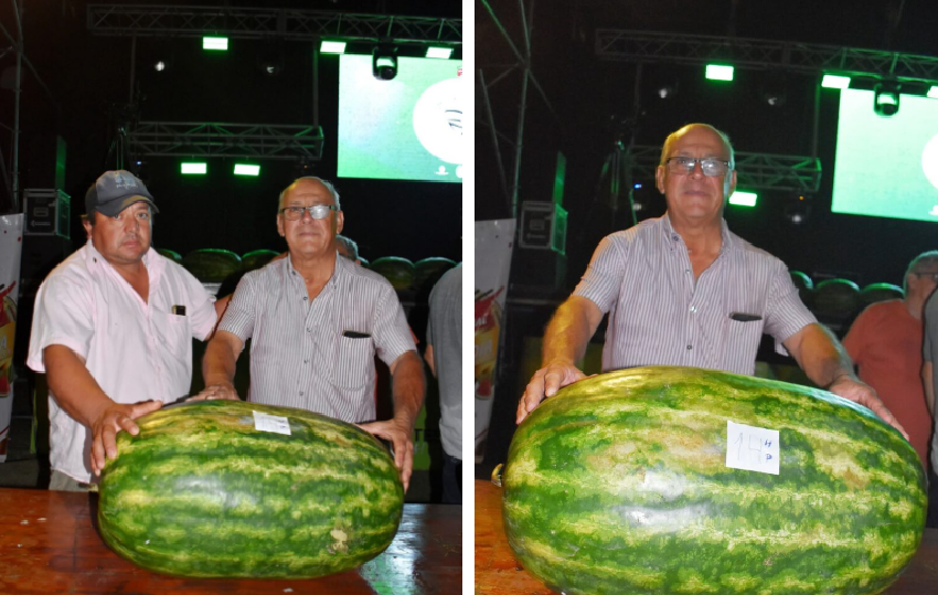 Campeones de la sandía: Los ganadores de la fiesta provincial de Esquina