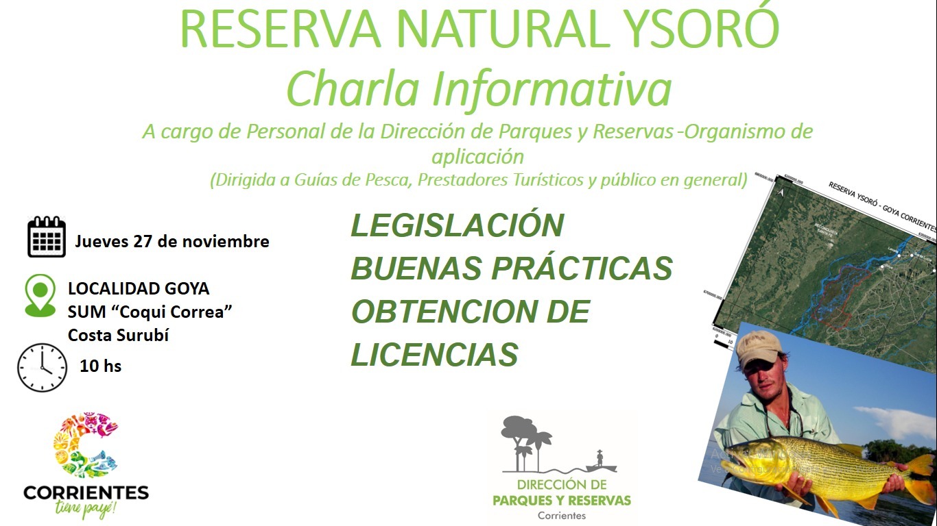 RESERVA NATURAL ISORO: CHARLA INFORMATIVA