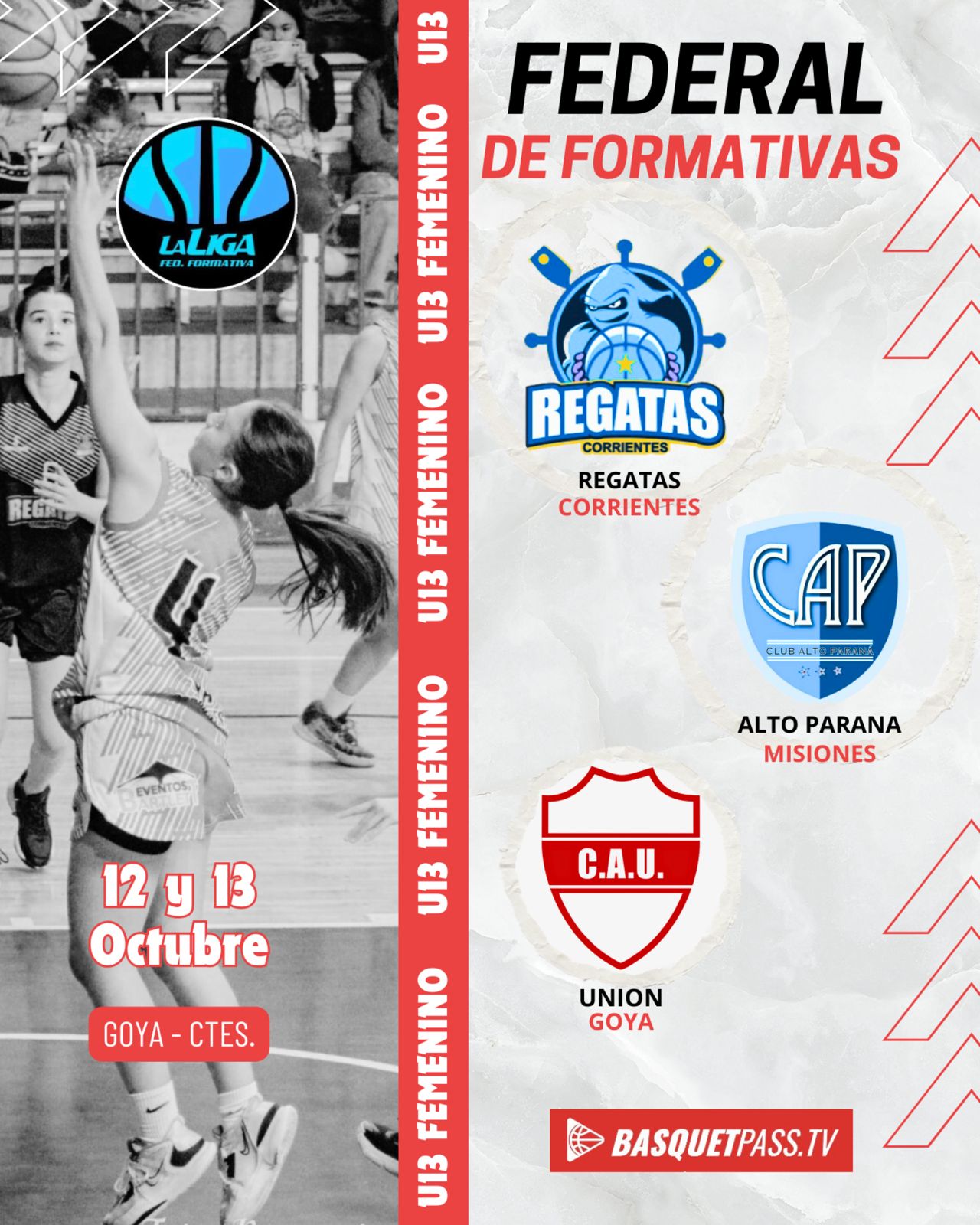 GOYA NUEVAMENTE SEDE DE UNA LIGA FEDERAL FORMATIVA FEMENINA DE BÁSQUET