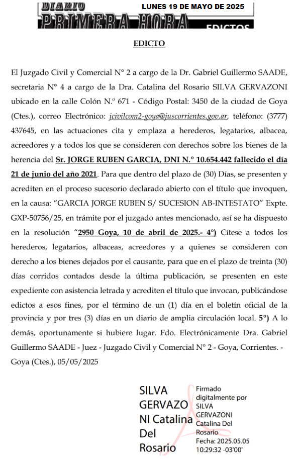 lopez ultimo dia