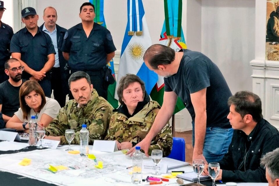 Javier Milei habló en Bahía Blanca después de la tragedia: “Los argentinos siempre sacamos lo mejor de nosotros”