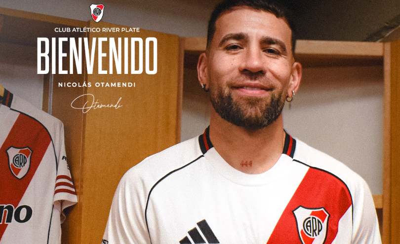 Nicolás Otamendi fue oficialmente presentado en River: cuándo se incorpora al equipo