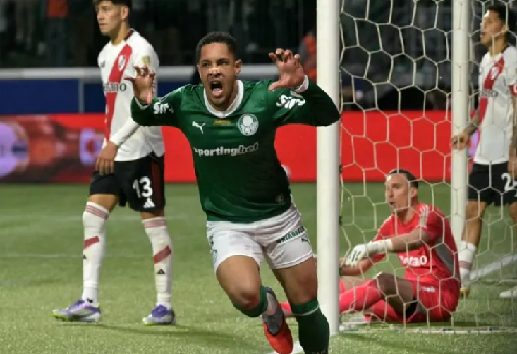 River, fuera de la Copa Libertadores: estuvo lejos de la hazaña y perdió por 3-1 con Palmeiras en San Pablo
