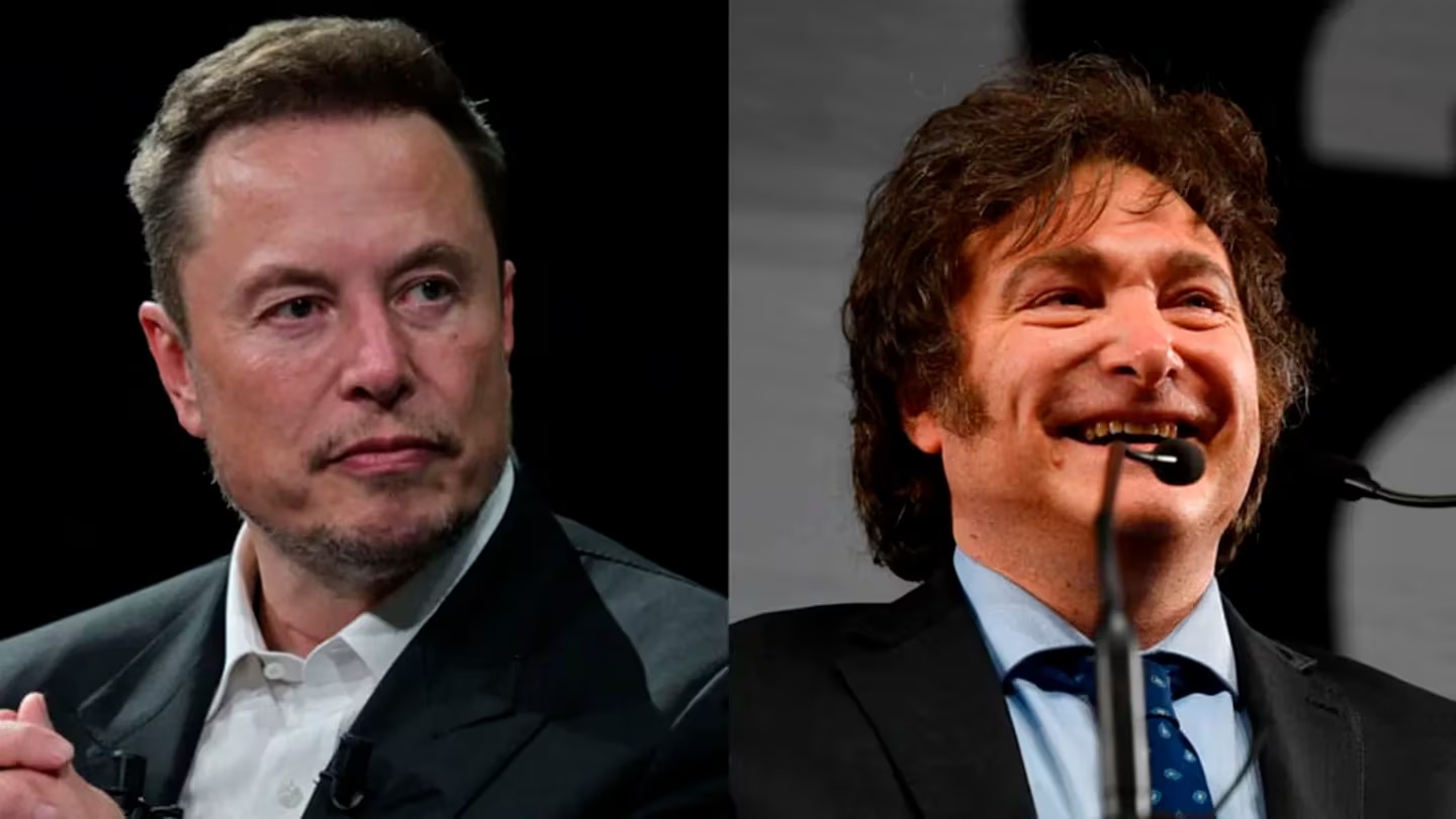 El posteo subido de tono que publicó Elon Musk después del discurso de Javier Milei en Davos