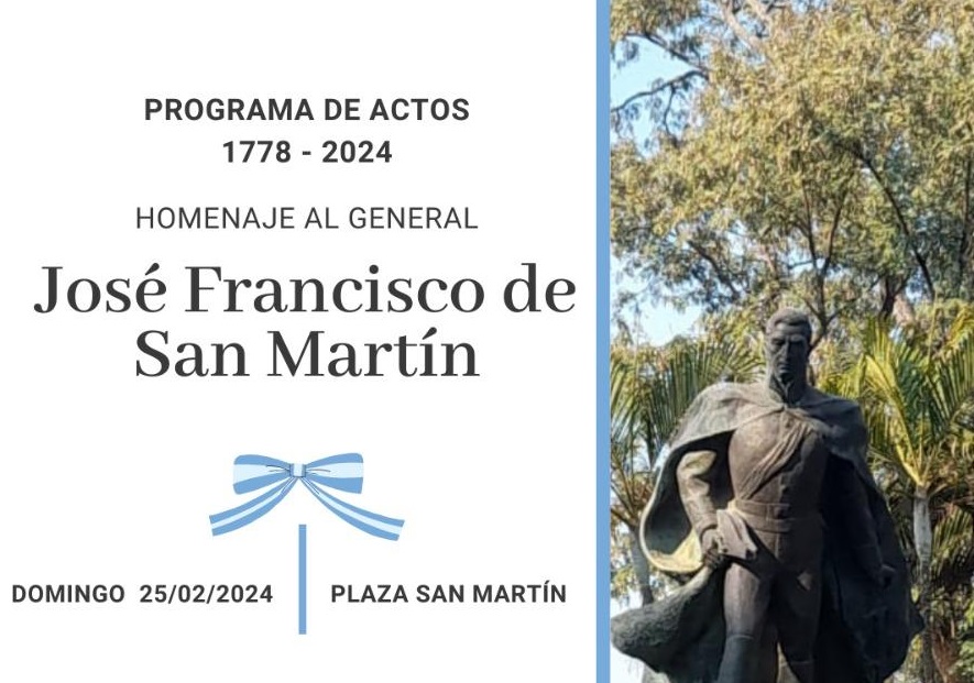 ACTO POR EL 246º ANIVERSARIO DEL NATALICIO DE JOSÉ DE SAN MARTÍN