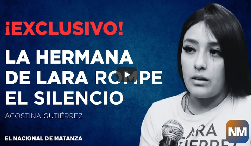 La hermana de Lara rompió el silencio: "Me dijo que pidió un Uber y después no supe más nada"