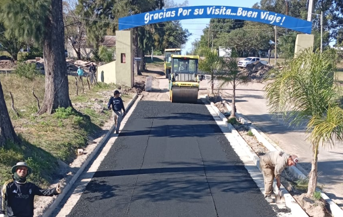 OBRAS EN EL ACCESO A SAN ISIDRO