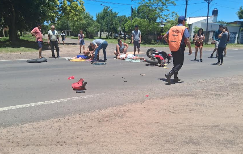 CONMOCIÓN EN 9 DE JULIO: DOS ADOLESCENTES EN ESTADO GRAVE TRAS UN VIOLENTO CHOQUE