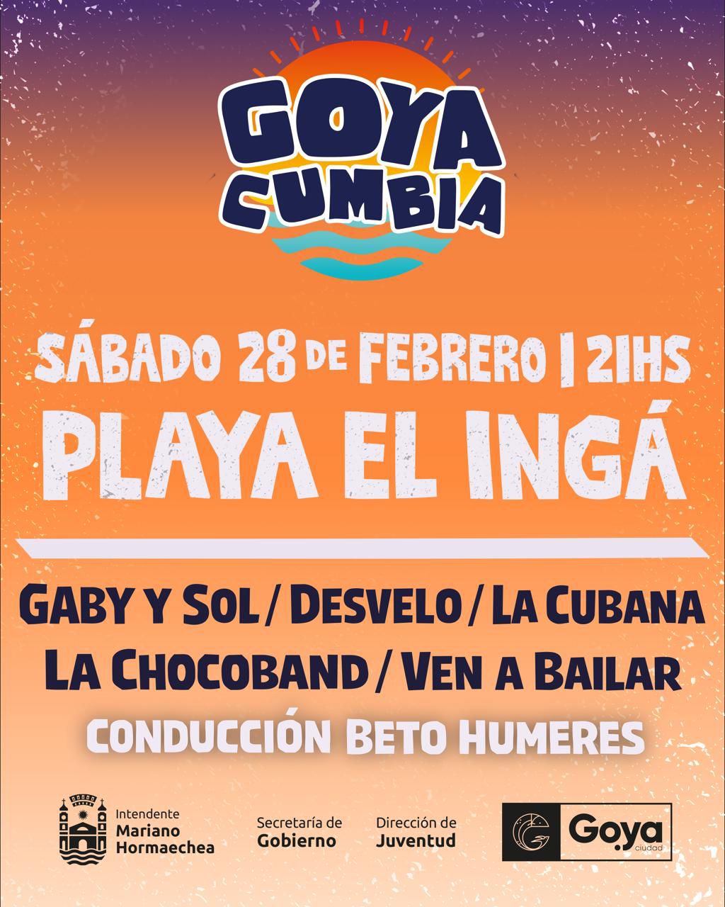 LA COSTANERA NORTE SE PREPARA PARA EL GRAN CIERRE DE TEMPORADA CON EL FESTIVAL “GOYA CUMBIA”