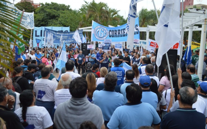 Corrientes: convocan a marchar contra la reforma laboral y piden a Valdés que sus senadores no la apoyen