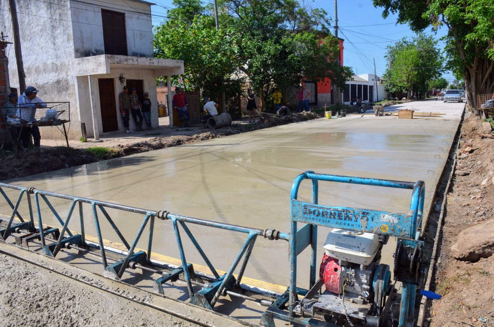 AVANCE DE OBRA DE PAVIMENTACIÓN DE LA CALLE BRASIL: UNA ARTERIA CLAVE PARA MEJORAR LA CONECTIVIDAD EN GOYA