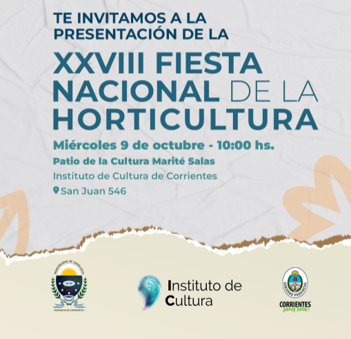 Presentación de la XXVIII Fiesta Nacional de la Horticultura