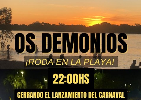 DOMINGO EN COSTANERA NORTE DE CARNAVAL Y RODA EN LA PLAYA