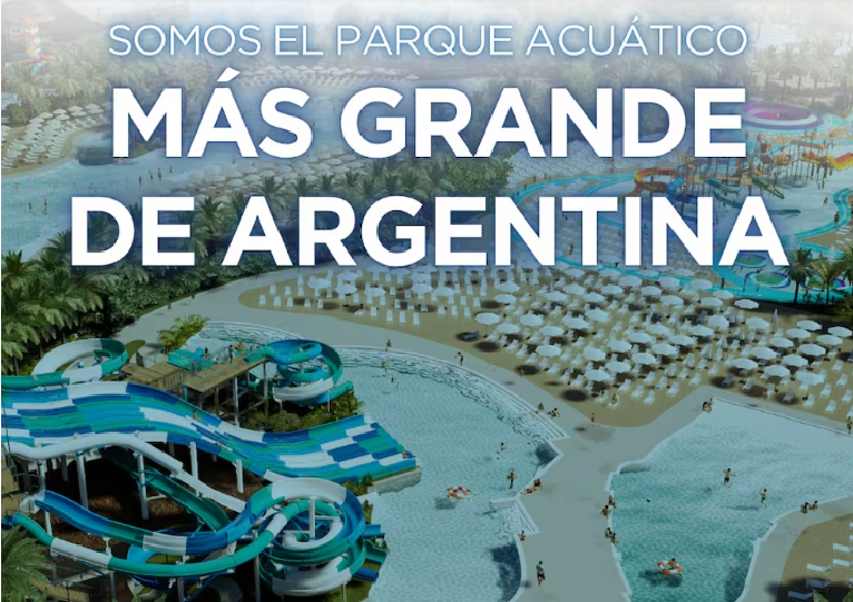 Un nuevo parque acuático llega a Argentina: será el más grande del país y tendrá los juegos más avanzados de Sudamérica