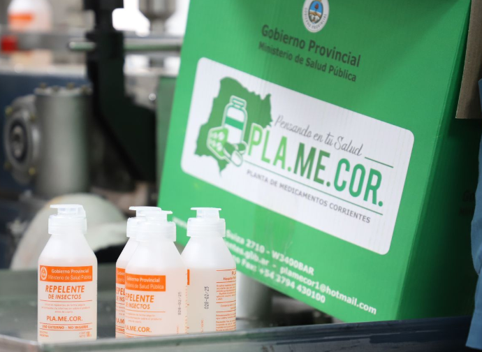 La Provincia inició la producción de 47 mil frascos de repelente