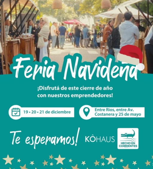 Se alistan los preparativos para la Feria Navideña “Hecho en Corrientes”